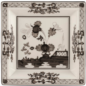 Ginori Oriente Italiano Albus Large Square Tray / Vide Poche